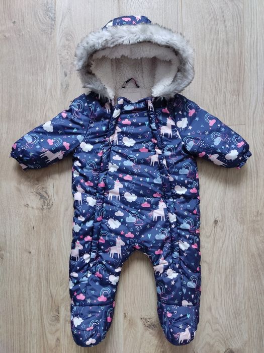 Kombinezon zimowy Fred&Flo rozm. 68 jednorożce