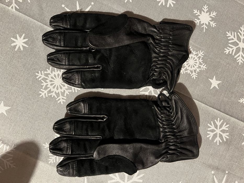 Rękaeice ochronne skórzane do zjazdu ba linie