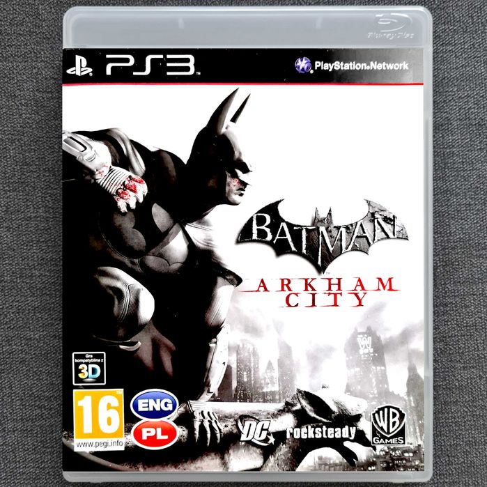 Batman Arkham City PL Polskie Napisy Ps3 Polska Okładka Gra Ps3