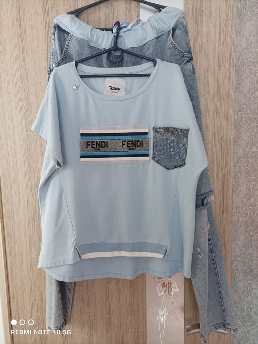 Продам нат костюм джинс р.54-56  Турція