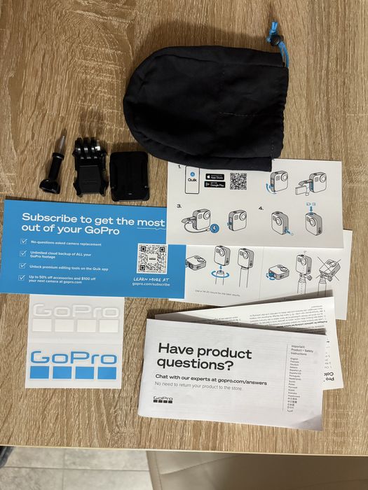 Kamera Gopro max 360 jak nowa gwarancja