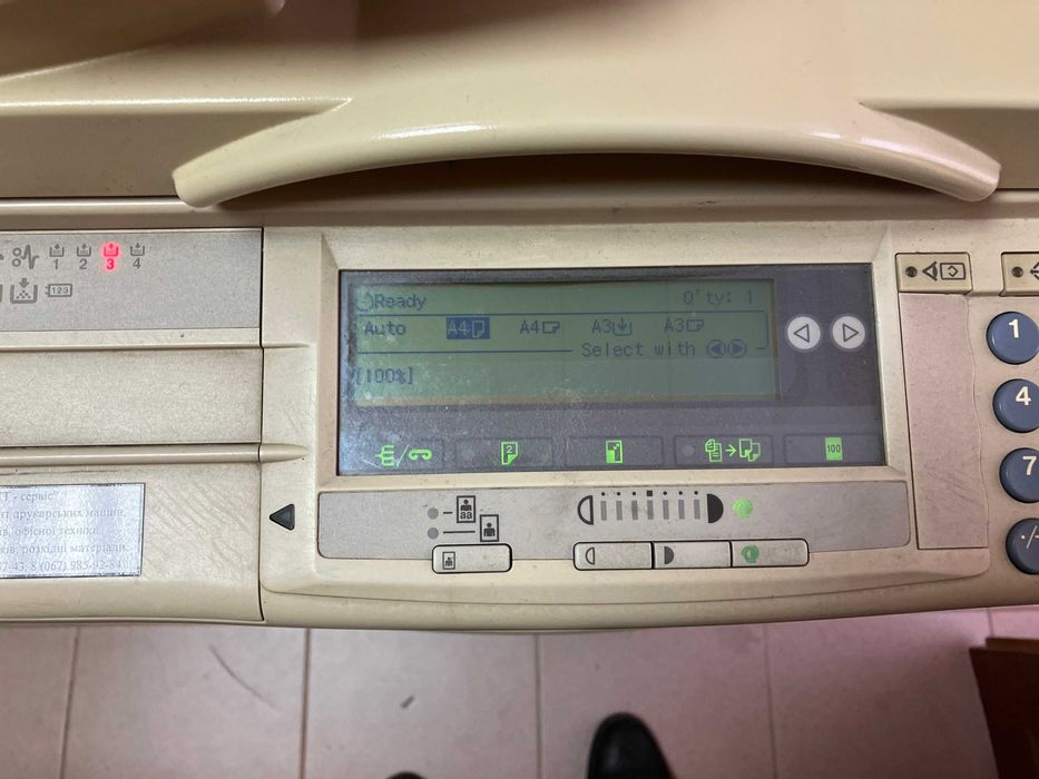 ксерокс Ricoh Aficio Nashuatec D422, б/у, (чорно-білий друк)