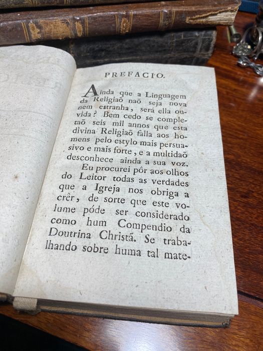 Livro Linguagem da Religião Rara Edição Séc XVIII
