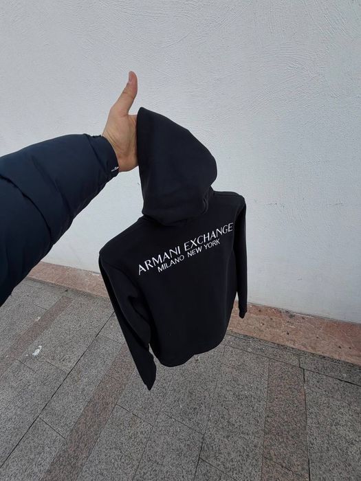 ‼️NEW‼️БЕЗ ПРЕДОПЛАТ‼️Мужская кофта зипка Армани Armani | зипка Армани AX | зип худи Армани | худи Армани | кофта Armani |