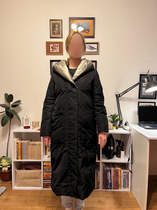 Довга жіноча куртка розмір S. Snow Beauty.