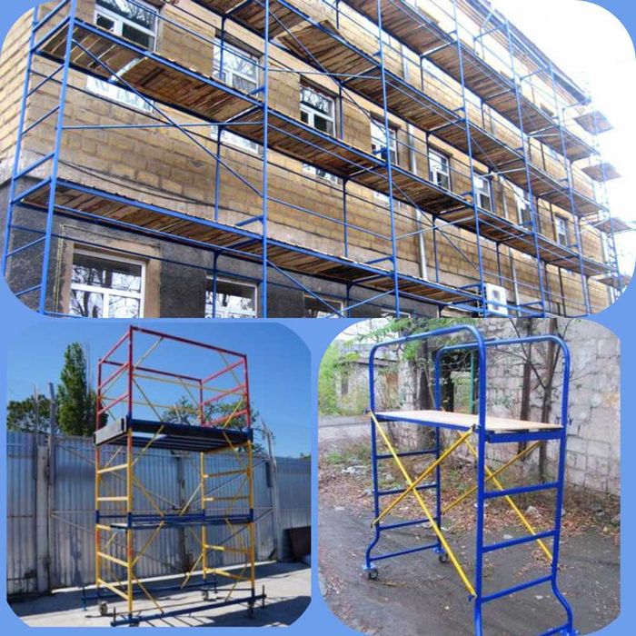 Риштовка. Ліса. Строительные леса. Вишка тура. Будівельне риштування.