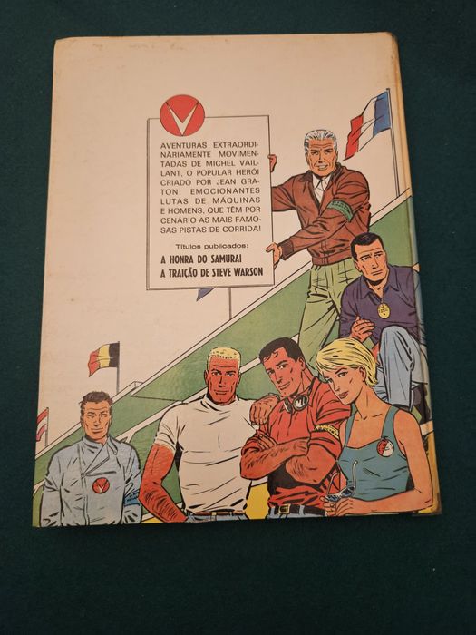 Livro Michel Vaillant A traição de Steve Warson Editorall Ibis - Raro