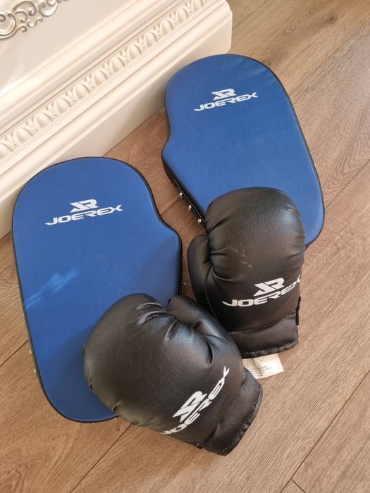 Детские  перчатки боксерские,подростковые лапы для бокса