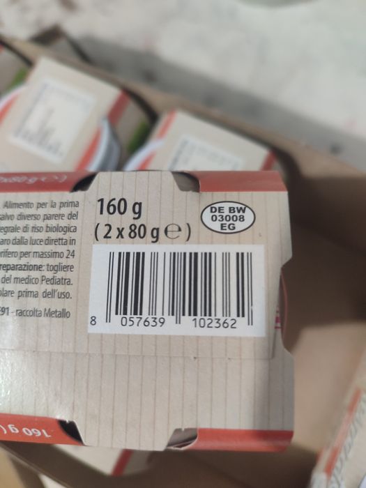 детское пюре Plasmon Baby Line с органической телятиной. 
Для дете