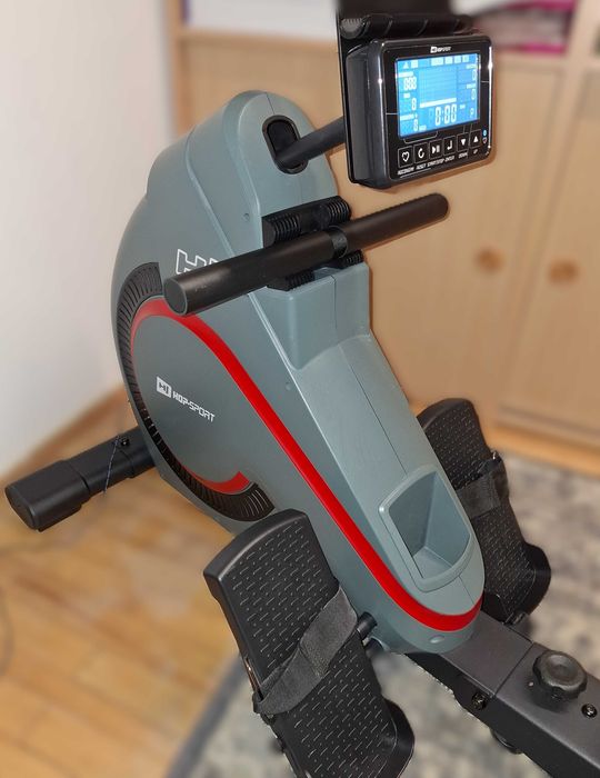 Wioślarz magnetyczny Hop-Sport HS-095R Spike – jak NOWY, na gwarancji do stycznia 2028r.
