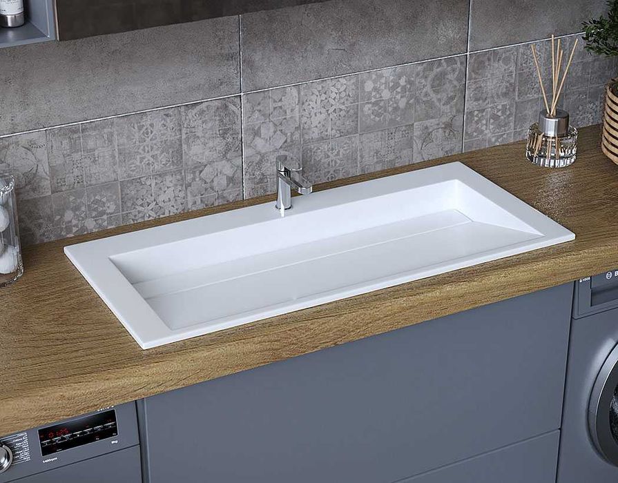 Уцінена Раковина, Умивальник, Luxor Kraft Low 100, Найнижча Ціна!