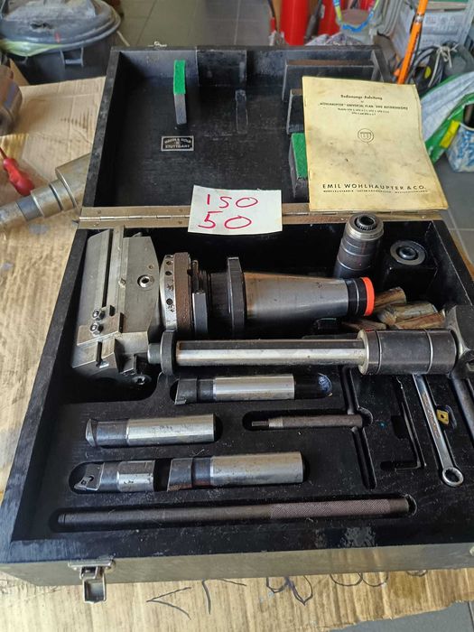 Cabeça de Mandrilar Wohlhaupter UPA 5 – ISO 50 (Kit Completo + Caixa Original)