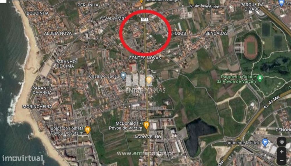 Venda de Terreno próximo do parque da cidade na Póvoa de Varzim