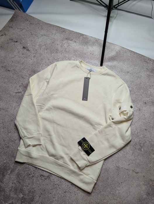 2 патчі  Світшот Stone Island кремовий XS,S