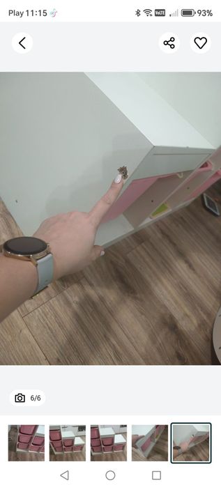 Szafka na zabawki komoda trofast