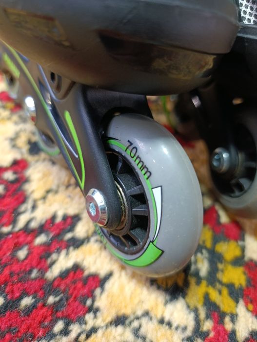 Ролики Maraton Zetra M (35-38) Зелений