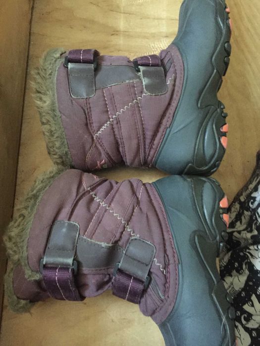 Чобітки фіолетові 2 в 1  на 17 та 19 см