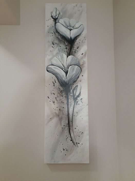 Картина олійними фарбами  на полотні  150×40 см