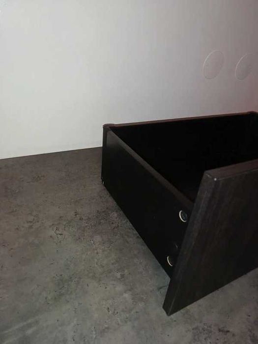 2 Estruturas de gaveta preto-castanho Besta do Ikea como Novas