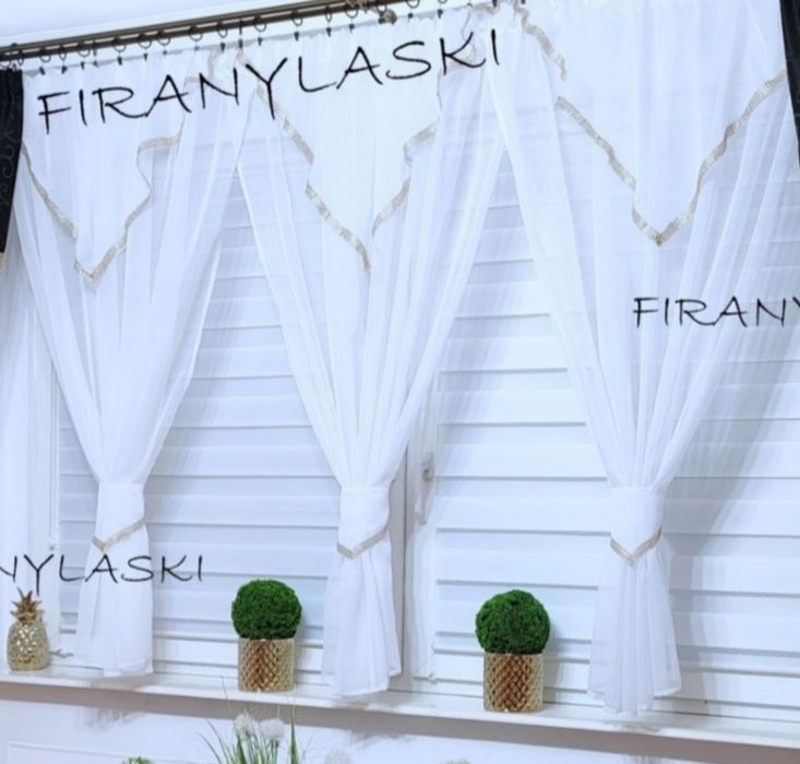 Firany Gotowe firanki balkonowe firany do pokoju salonu