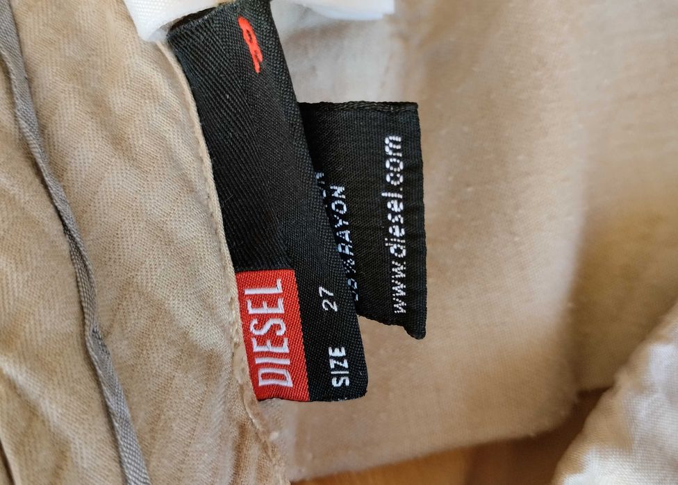 Złota ołówkowa spódnica Diesel r. 27