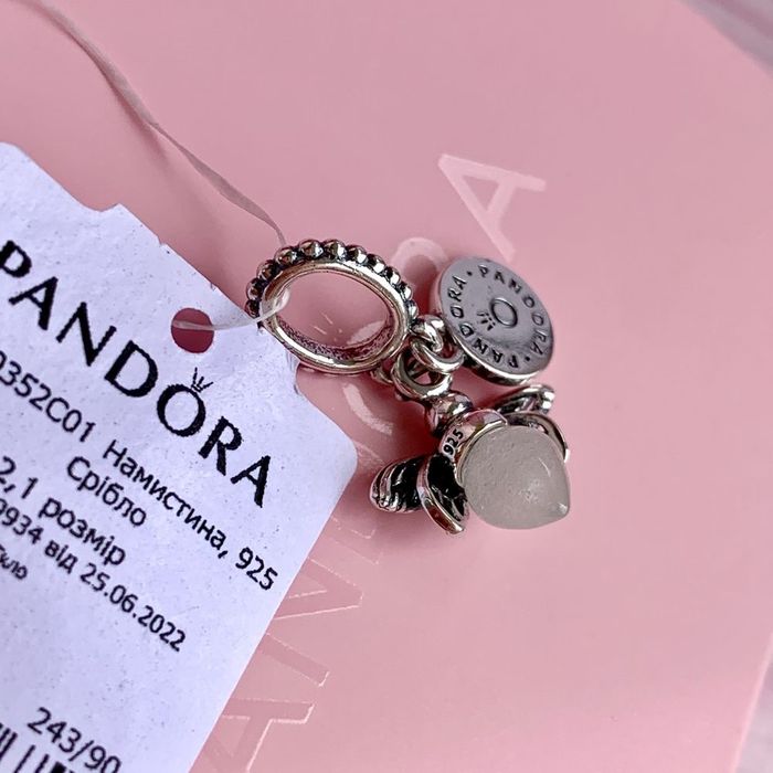 Шарм пандора срібло 925 намистина pandora підвіска «світлячок» кліпса бусина на браслет оригінальний пандора новий бірка пломба