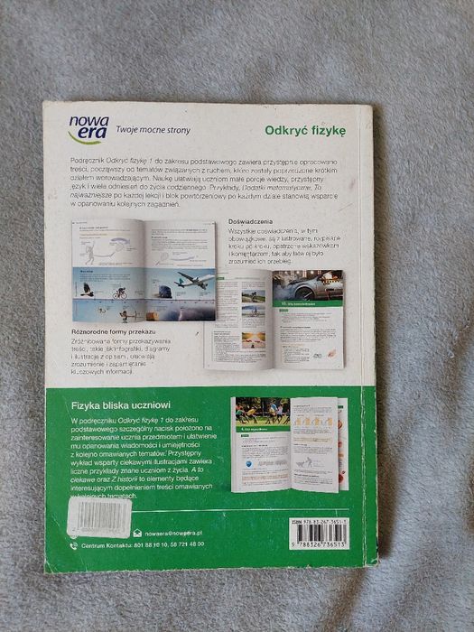 "Odkryć fizykę" 1, zakres podstawowy, liceum i technikum