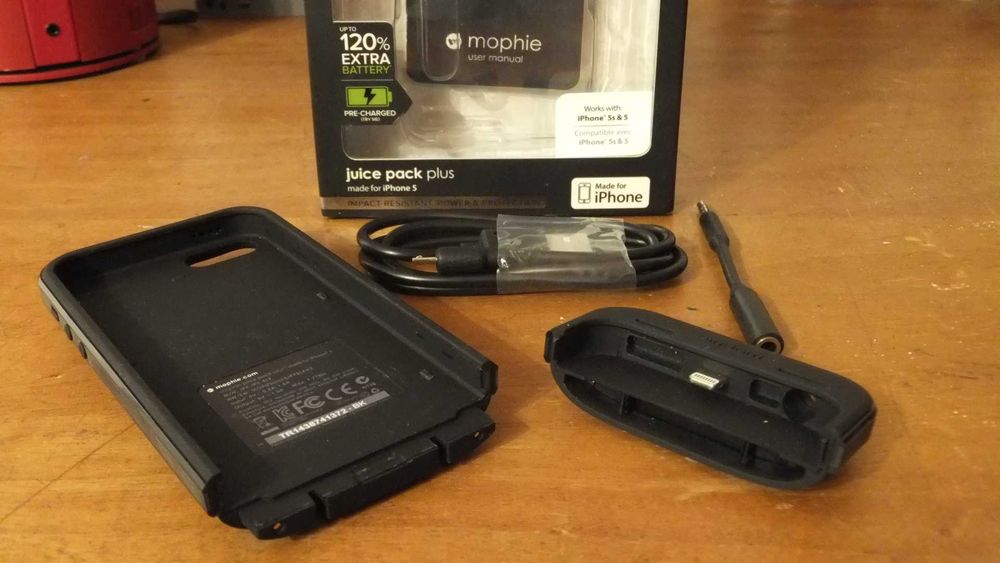 Mophie Juice Pack Plus iPhone 5/5S • Capa iPhone com bateria