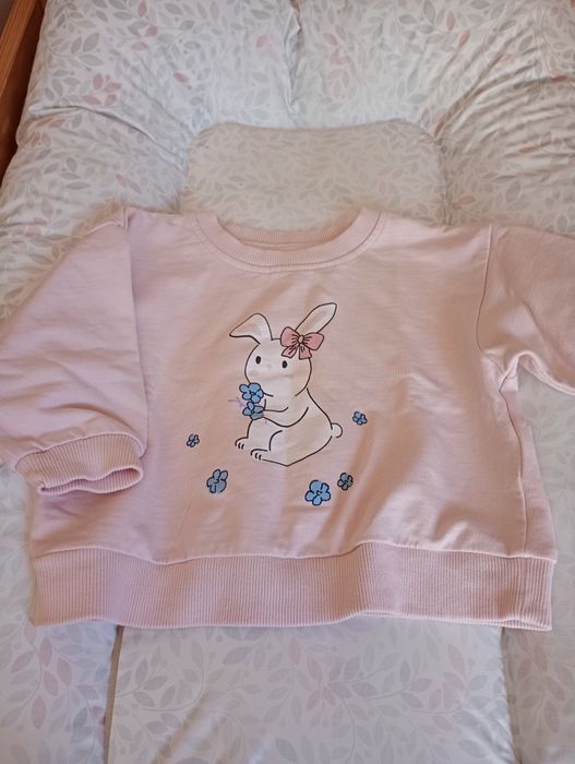 Bluzeczki z zajączkiem r.74.