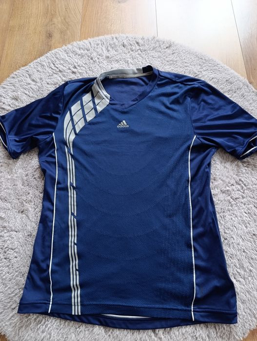 Podkoszulek adidas sport siłownia bieganie piłka nożna m l granat