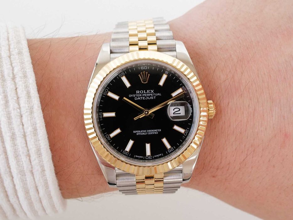 Rolex Datejust 41 Jubilee Steel 18K Yellow Gold Black Dial (2025)