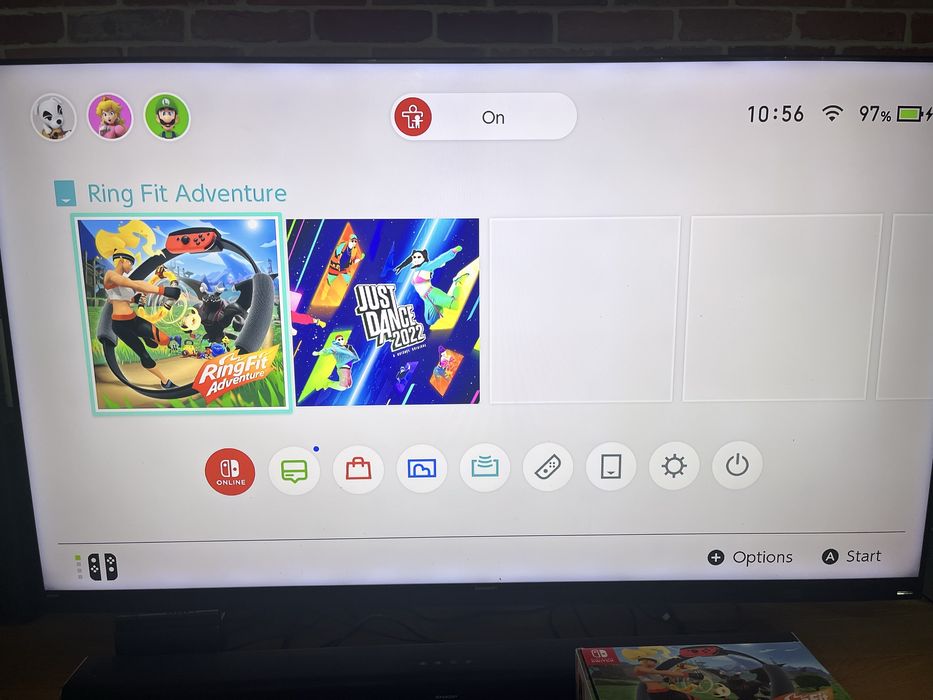 Nintendo Switch + Ring Fit Adventure + 2 gry – gotowy zestaw!