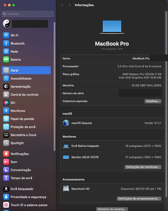 MacBook Pro 16 polegadas, 2019437882197955072003