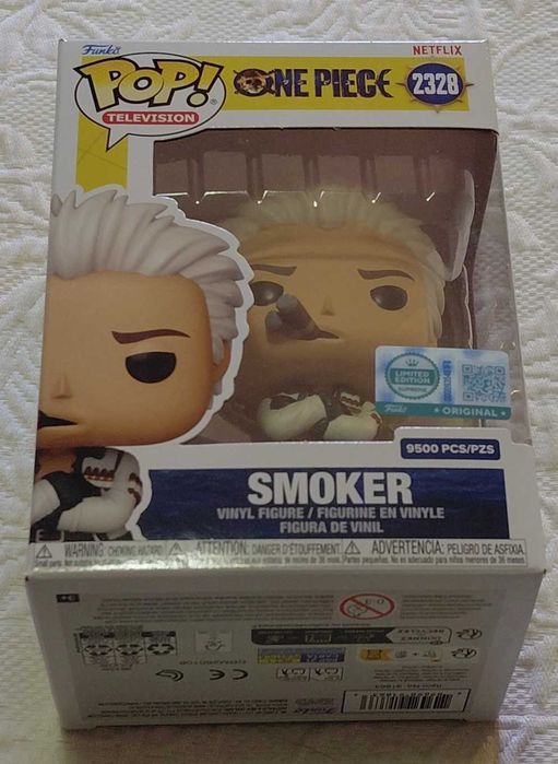 funko pop one piece 2328 smoker limited edition 9500 peças
