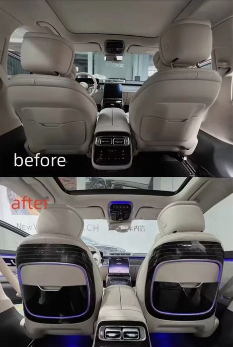 Накладки на сидения Mercedes S-Class W223 Maybach ambient light