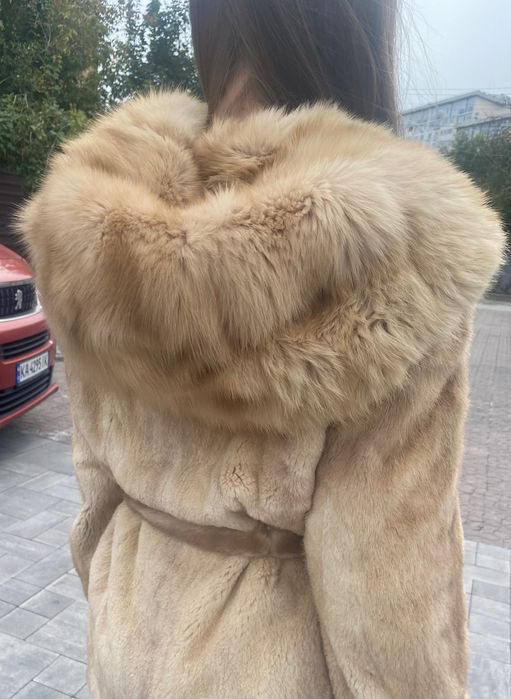 Роскошная шубка норка соболь голд