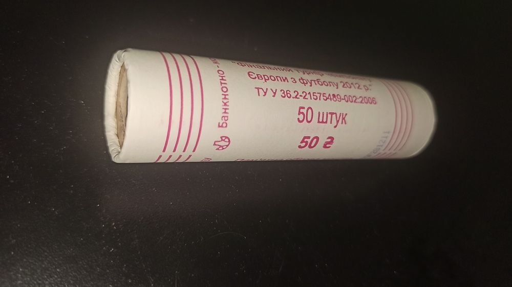 Ролл 1 гривна евро 2012