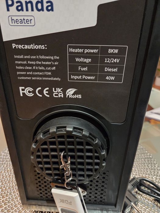 Nagrzewnica webasto FDIK panda o mocy 8 kW