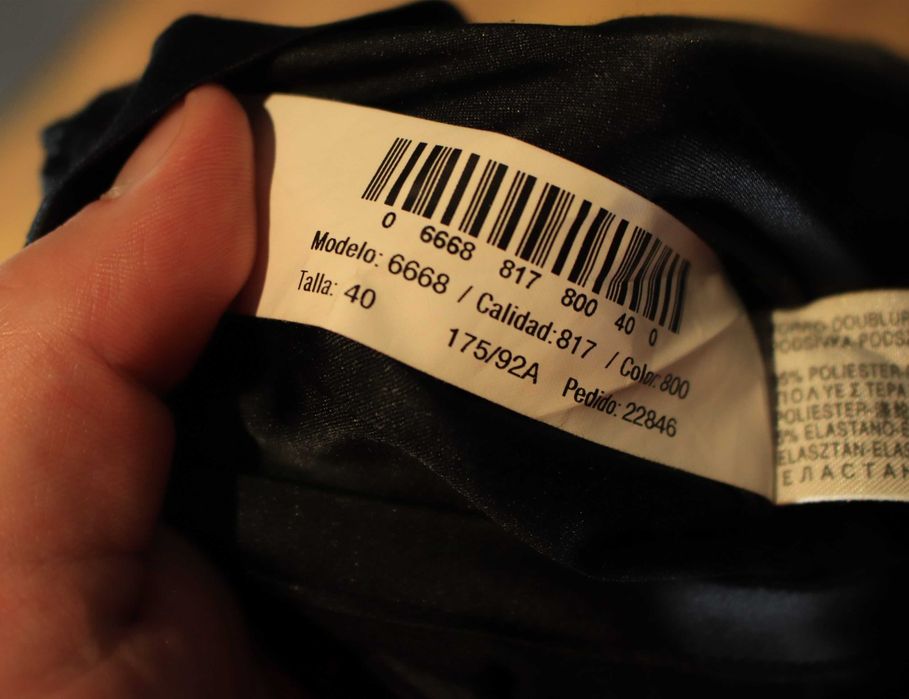 Sukienka Massimo Dutti r. 40 czarna długa rękaw 3/4