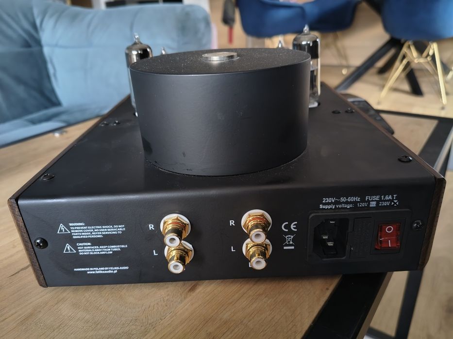 Wzmacniacz Feliks audio echo słuchawkowy lampowy przedwzmacniacz