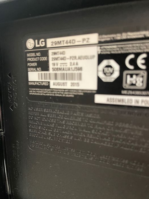 Telewizor LG model 29MT44D - PZ