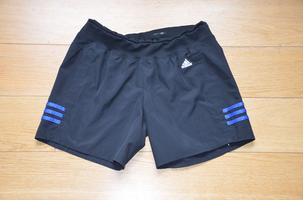 adidas spodenki czarne r. 38/40 z kieszonką