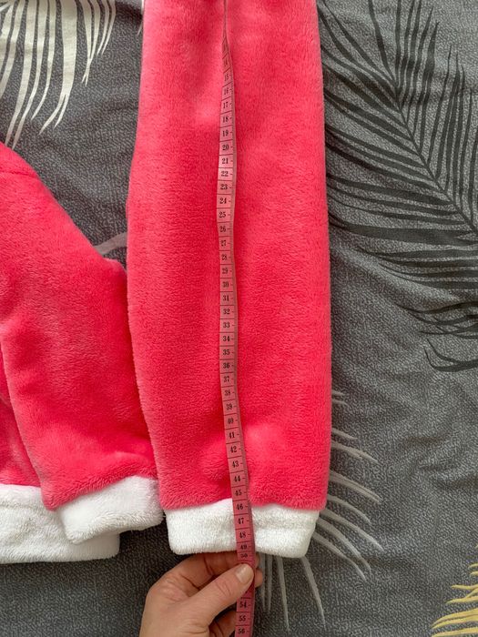 Kostium króliczka różowy dziecięcy ciepły r 92