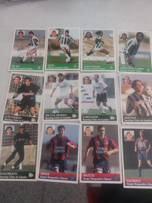 40 cromos variados epoca 96/97