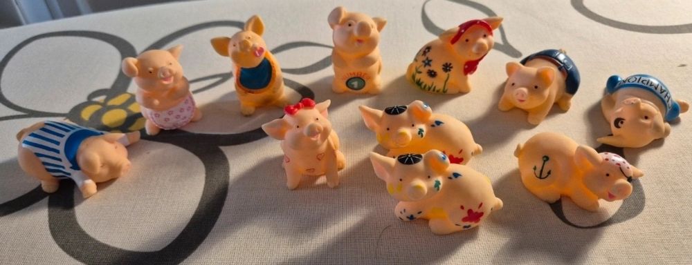 Figuras Porquinhos dos anos 80