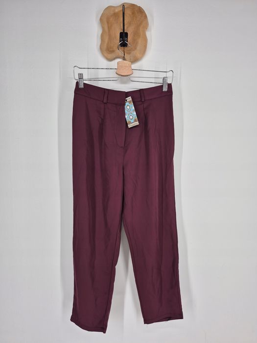 Spodnie 7/8 eleganckie Boohoo 40 L 12 materiałowe nowe