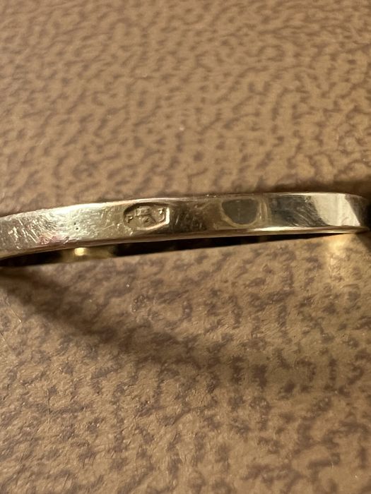 Delikatny złoty pierścionek Verona próba 585 rozm 12