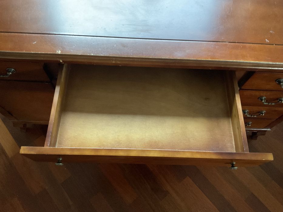 Biurko retro, z litego drewna