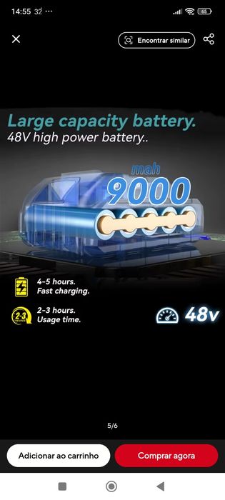 Tessouras de poda elétrica novas