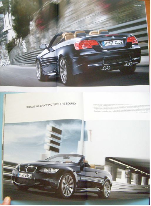 BMW M5 F10 + BMW M3 E92 & E93 - 2 prospekty 2012, stan BDB, 106 stron !!! Przesyłka GRATIS  !